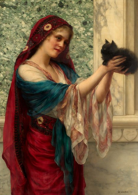 The willing captive, 1911, William Clarke Wontner