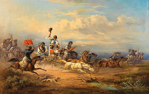 Wilde Fahrt, 1856, Adolf van der Venne