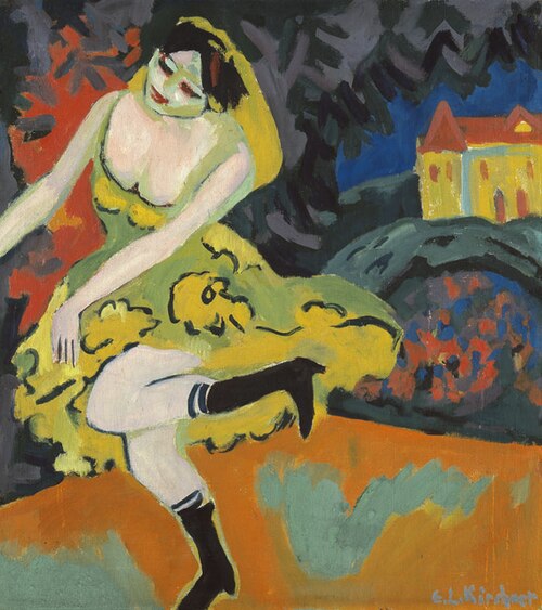 Varietétänzerin, 1910, Ernst Ludwig Kirchner