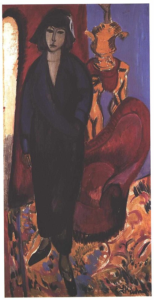 La femme russe, 1912, Ernst Ludwig Kirchner