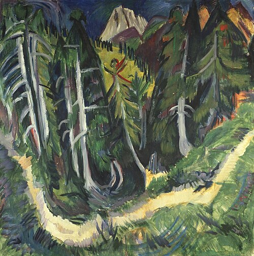 Waldschlucht Stafel, , Ernst Ludwig Kirchner
