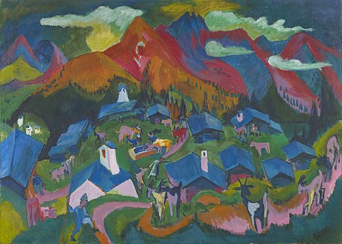 Stafelalp, Return of the Animals, 1919, Ernst Ludwig Kirchner