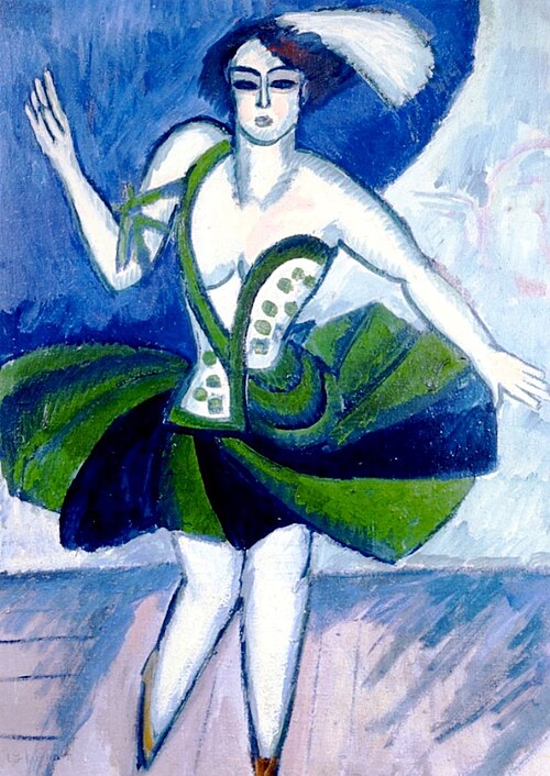 The Russian Dancer Mela, 1911, Ernst Ludwig Kirchner