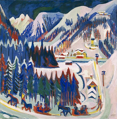 Sertigtal, 1922, Ernst Ludwig Kirchner