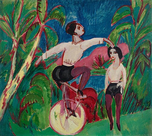 Der Einradfahrer, 1911, Ernst Ludwig Kirchner