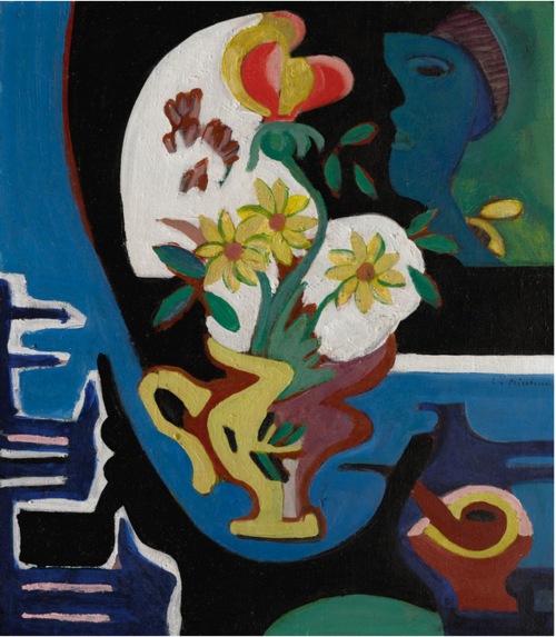 STILL LIFE WITH FLOWERS, 1928, Ernst Ludwig Kirchner