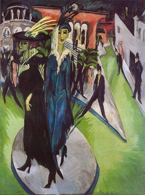 Potsdam Square, Berlin, 1914, Ernst Ludwig Kirchner