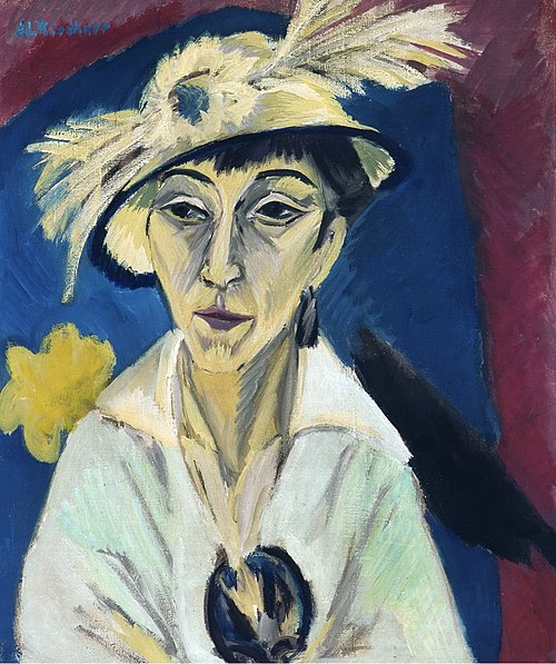 Portrait of Erna Schilling, 1913, Ernst Ludwig Kirchner
