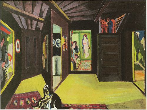 Atelier en montagne, 1937, Ernst Ludwig Kirchner