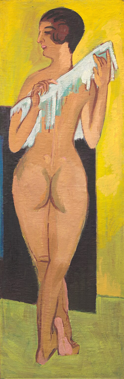 Nude Figure [reverse], 1915, Ernst Ludwig Kirchner