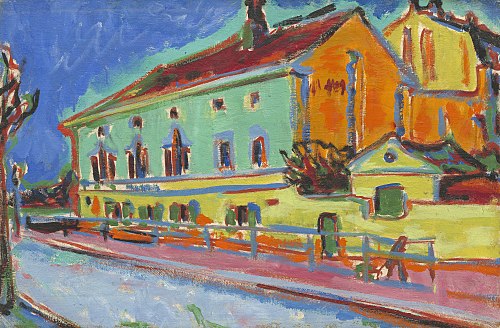 Dance Hall Bellevue [obverse], 1950, Ernst Ludwig Kirchner