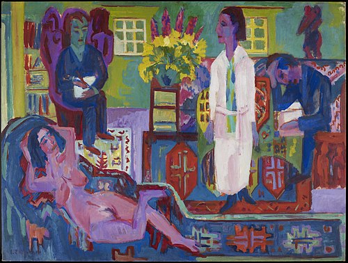 Modern Bohemia, 1924, Ernst Ludwig Kirchner