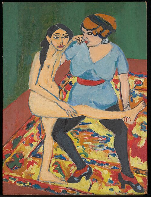 Ballett Lesson, 1910, Ernst Ludwig Kirchner