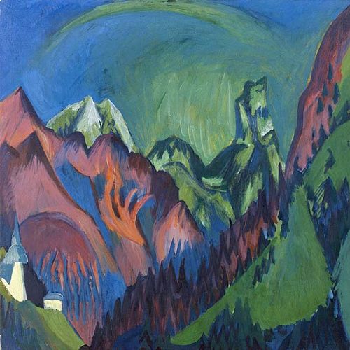 Tinzenhorn, Zügenschlucht près de Monstein, 1919, Ernst Ludwig Kirchner