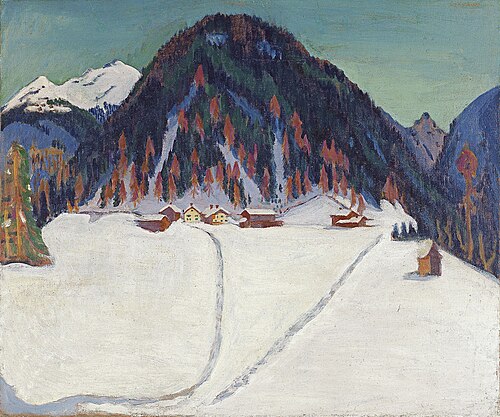 The Junkerboden under Snow, 1936, Ernst Ludwig Kirchner