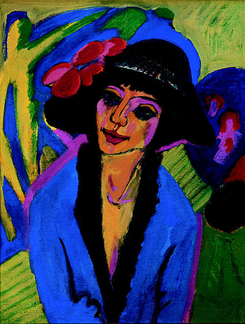 Portrait of Gerda, 1914, Ernst Ludwig Kirchner