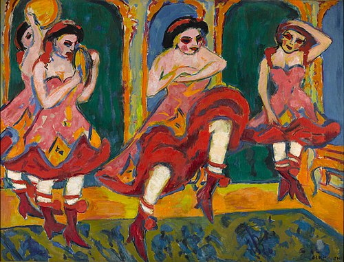 Czardas Dancers, , Ernst Ludwig Kirchner