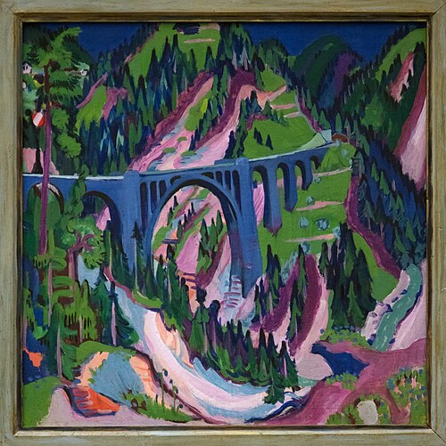 Le Pont près de Wiesen, 1926, Ernst Ludwig Kirchner