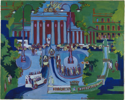 Porta de Brandemburgo, 1929, Ernst Ludwig Kirchner