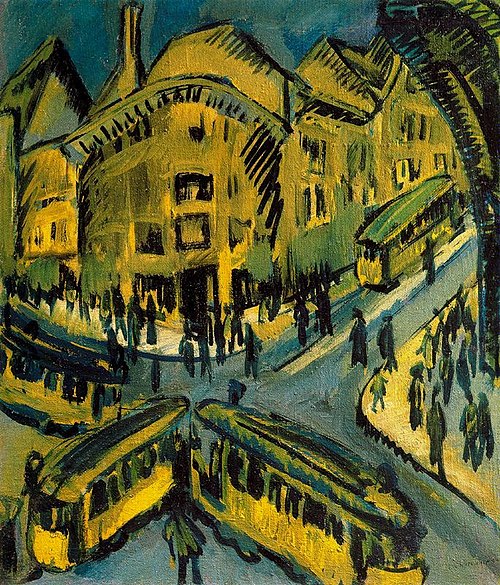 Nollendorfplatz, 1912, Ernst Ludwig Kirchner