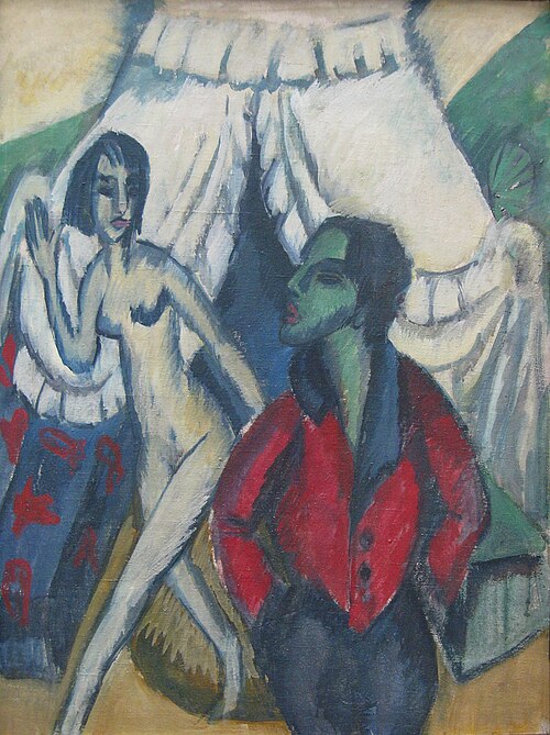 Das Zelt, 1914, Ernst Ludwig Kirchner