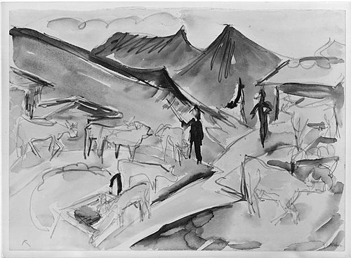 Stafelalp, 1918, Ernst Ludwig Kirchner