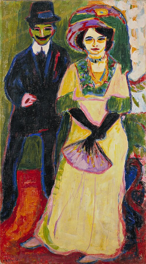 Dodo et son frère, 1908, Ernst Ludwig Kirchner
