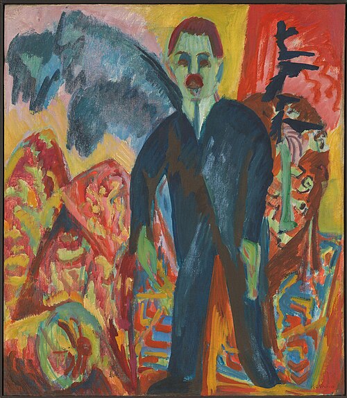 The Nurse, 1917, Ernst Ludwig Kirchner