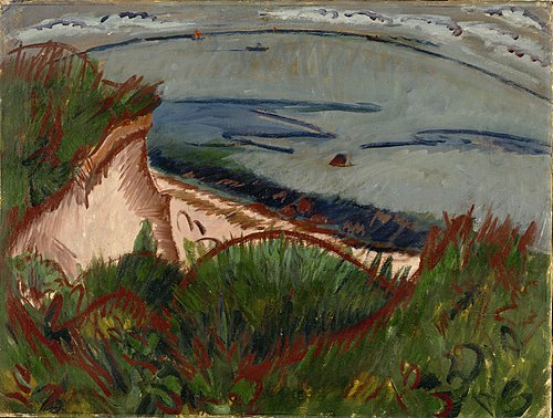 Coastal Landscape on Fehmarn, 1913, Ernst Ludwig Kirchner