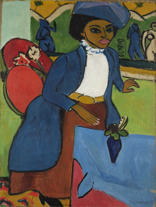 Portrait de femme, 1911, Ernst Ludwig Kirchner