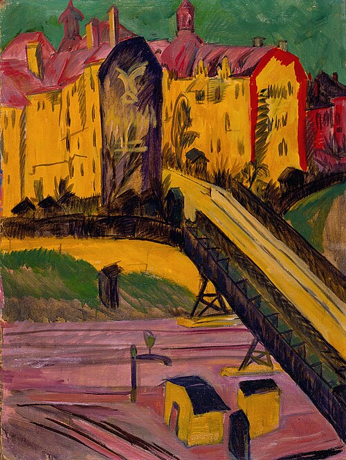 View from the Window, 1914, Ernst Ludwig Kirchner
