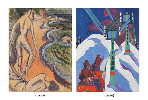 O passeio de trenó, 1923, Ernst Ludwig Kirchner
