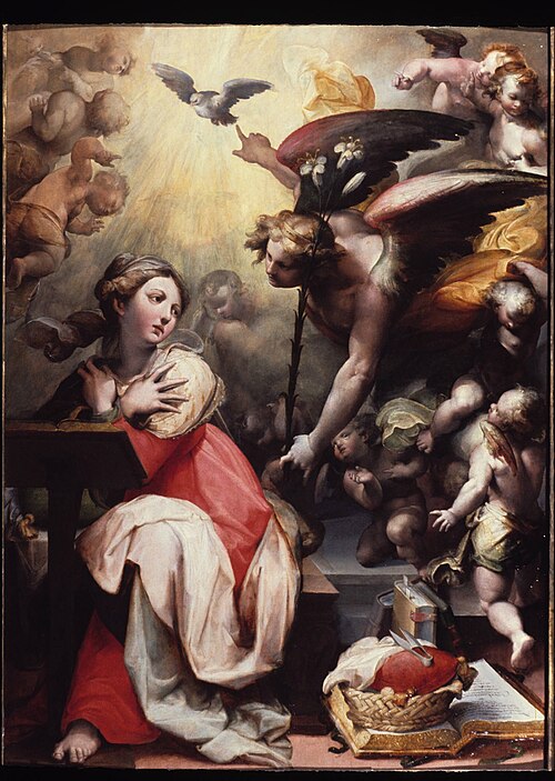 The Annunciation, , Giovanni Francesco Bezzi