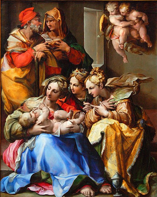 La Sainte Famille, 1560, Giovanni Francesco Bezzi
