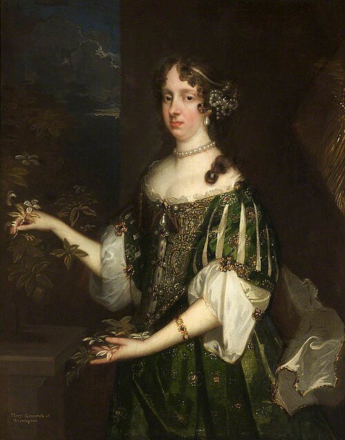 Mary Langham, Countess of Warrington (1652/3-1690/1), 1670, Jacob Huysmans