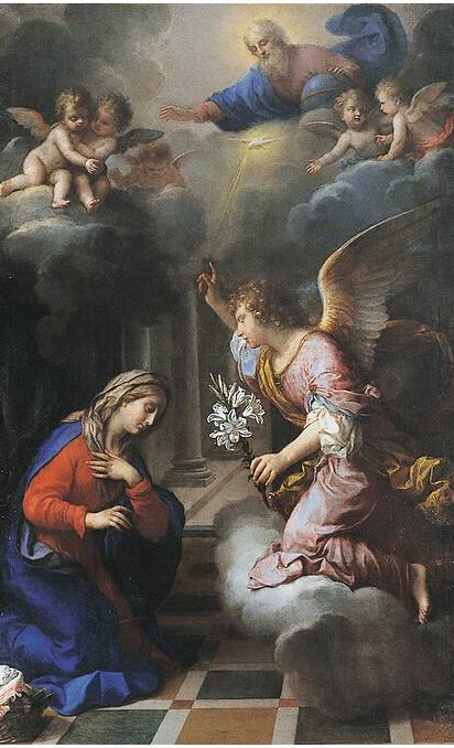 Annunciation, 1700, Onorio Marinari