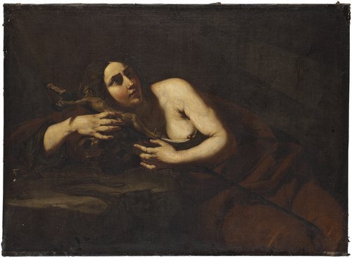 The Penitent Magdalen, 1700, Cecco del Caravaggio