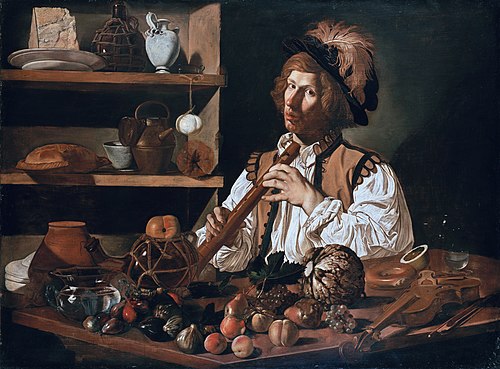 The Fluteplayer, 1610, Cecco del Caravaggio