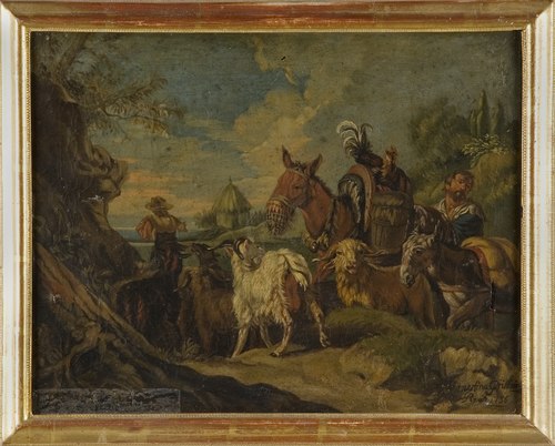 Italiensk boskapsdrift, 1736, Ernestine von Grisheim