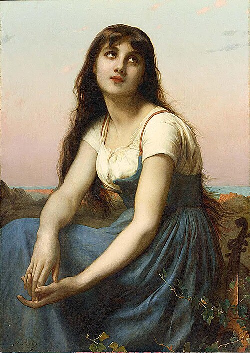 A Young Beauty, 1910, Adolphe Piot