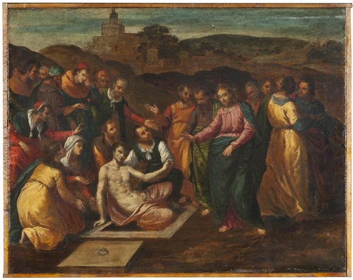 La Résurrection de Lazare, 1650, Scarsellino
