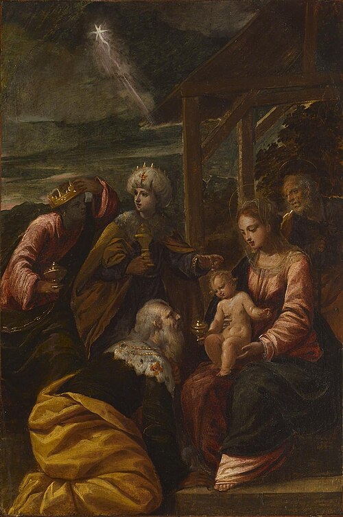 The Adoration of the Magi, 1590, Scarsellino
