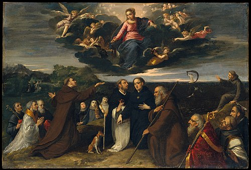 The Virgin Adored by Saints, 1609, Scarsellino
