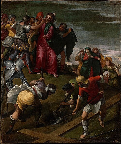 Christ on Calvary, , Scarsellino