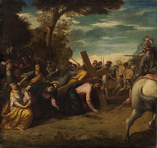 Christ Carrying the Cross, 1600, Scarsellino
