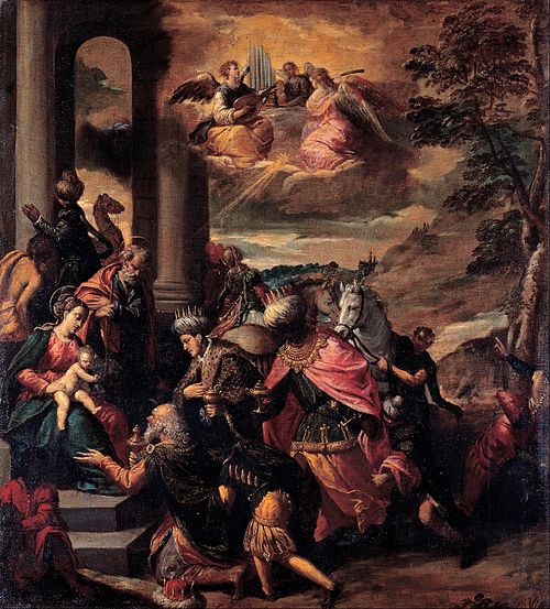 Adoration of the Magi, 1580, Scarsellino