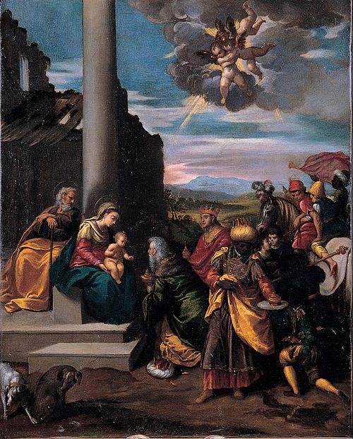 Adoration of the Magi, 1577, Scarsellino