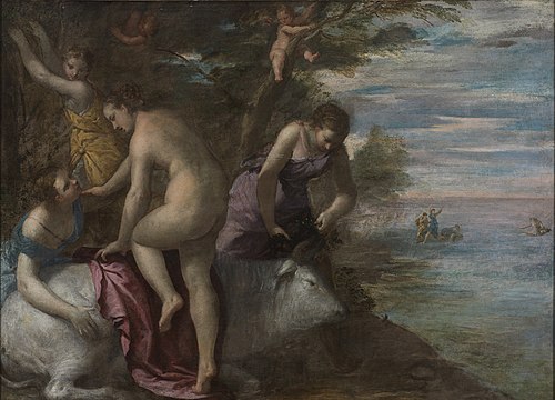 The Rape of Europa, 1590, Scarsellino
