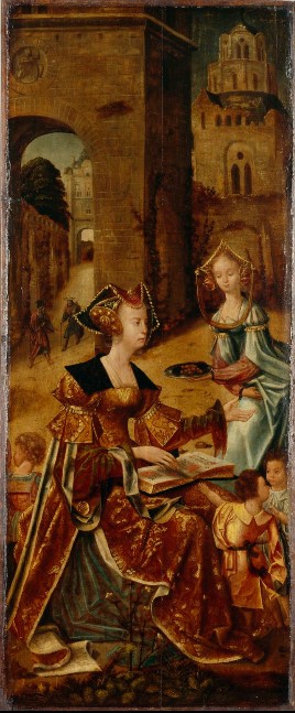 Maria Cleophas with children, 1510, Adriaen van Overbeke