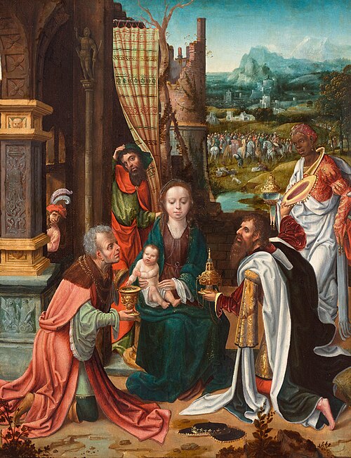 Anbetung der Könige, 1510, Adriaen van Overbeke